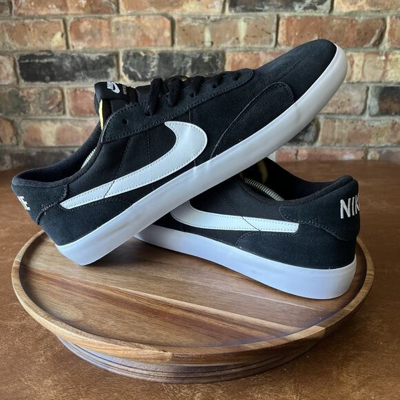 Nike SB Heritage Vulc Black White Skate Sneaker Shoes CD5010-003 Men's Size 11 - Picture 2 of 16